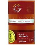 Rosé Elizabeth 2018, jakostní víno, polosladké, 0,75 l
