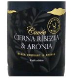 Cuvée Černý rybíz &amp; Aronia, značkové ovocné víno, sladké, 0,75 l