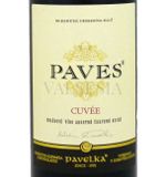 Paves červený - cuvée 2018, jakostní značkové víno, suché, 0,75 l