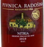 Nitria rosé 2020, DSC, jakostní víno, suché, 0,75 l