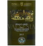Pinot gris 2015, výběr z hroznů, suché, 0,75 l