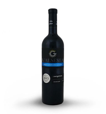 Zweigeltrebe, r. 2015, jakostní odrůdové víno, suché, 0,75l