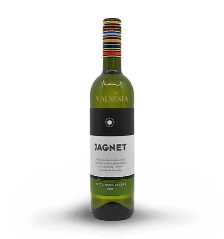 Jagnet Veltlínské zelené 2022, DSC, jakostní víno, suché, 0,75 l