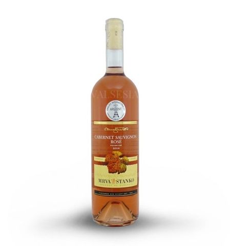Cabernet Sauvignon rosé - Vinodol 2014, jakostní víno, polosuché, 0,75 l