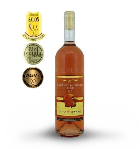 Cabernet Sauvignon rosé - Vinodol 2016, jakostní víno, suché, 0,75 l
