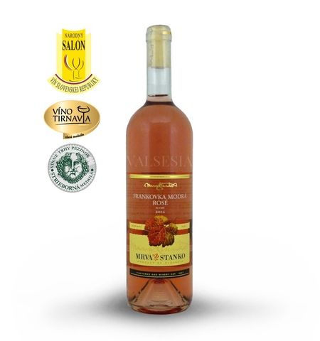 Frankovka modrá rosé - Vinodol 2016, jakostní víno, suché, 0,75 l