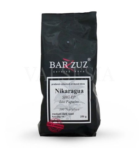 Nikaragua San Ramón, SHG EP, Scr. 18, washed, zrnková káva, 100% arabica, 250 g