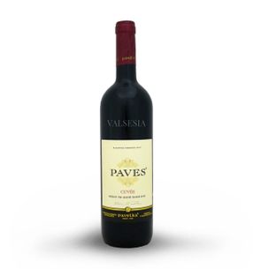 Paves červený - cuvée 2018, jakostní značkové víno, suché, 0,75 l