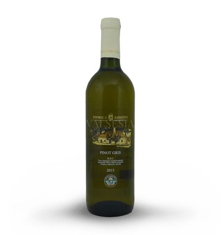 Pinot gris 2015, výběr z hroznů, suché, 0,75 l