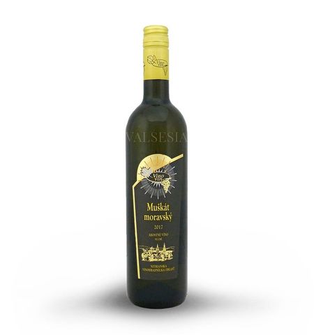 Muškát moravský 2017, jakostní víno, suché, 0,75l